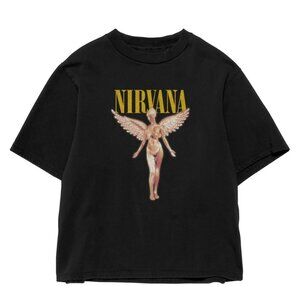 Vintage Nirvana Angel T-Shirt, Retro Nirvana Band Unisex Graphic T-Shirt